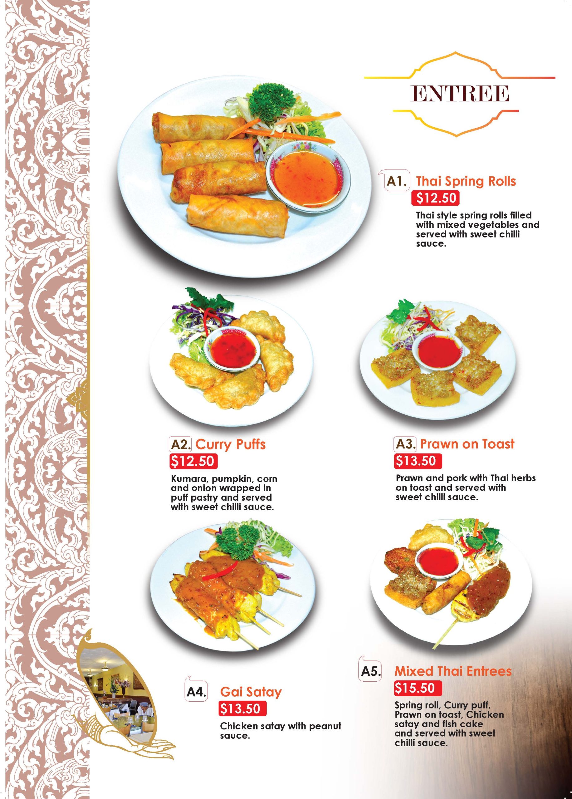 Dinner Wild Rice Thai Restaurant Rotorua